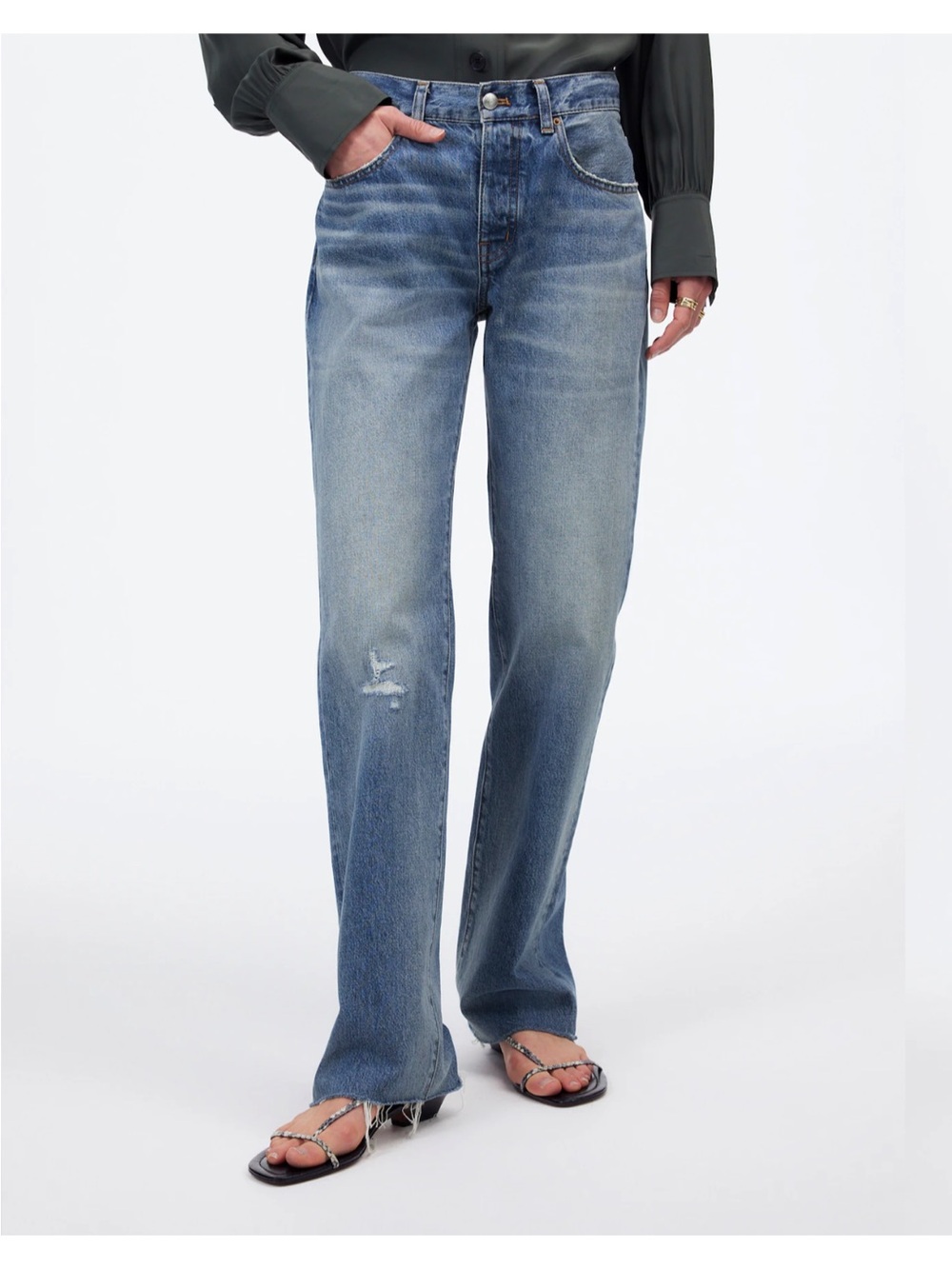 Madewell Dean Easy Straight Jean (Monessen Wash)